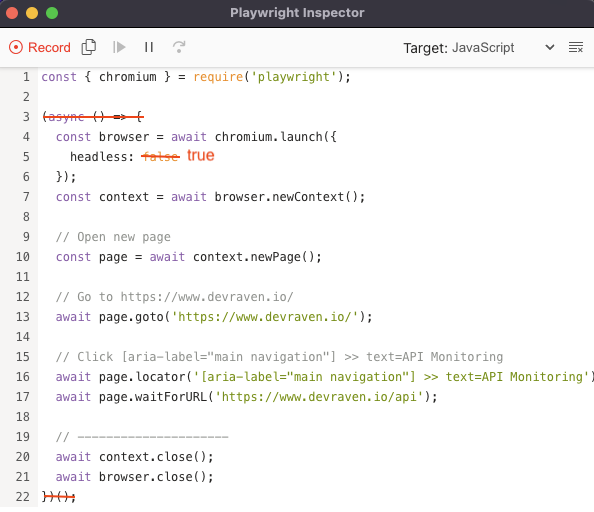 Code changes for running on DevRaven