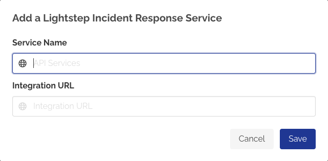 Lightstep Incident Response Details