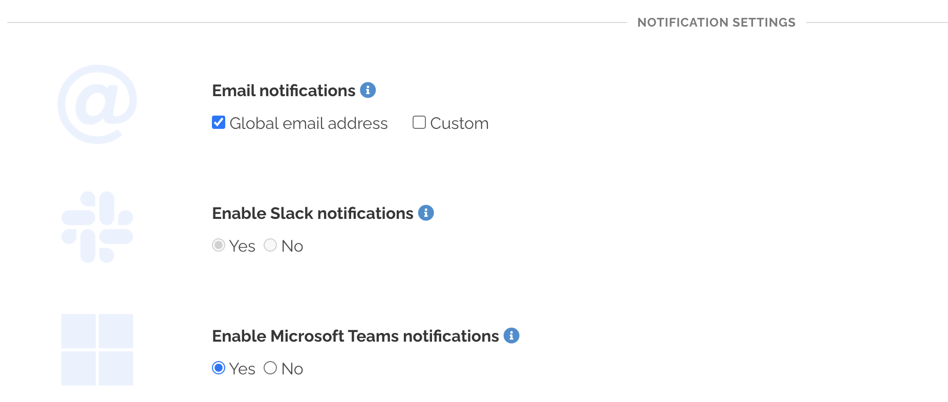 Notification Settings